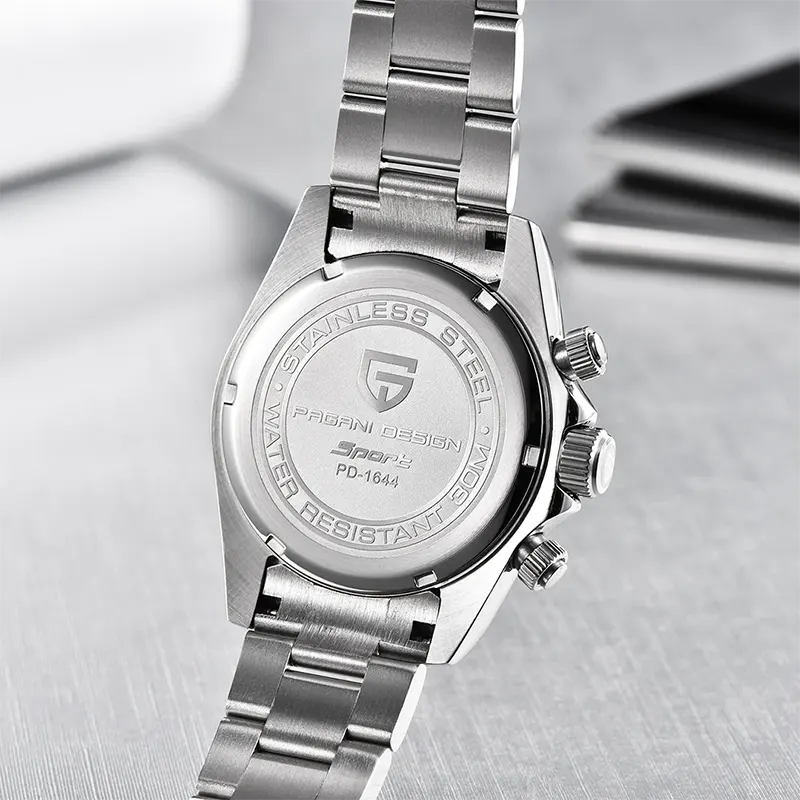 Pagani Design PD-1644 Daytona Green Grey Dial Men's Watch